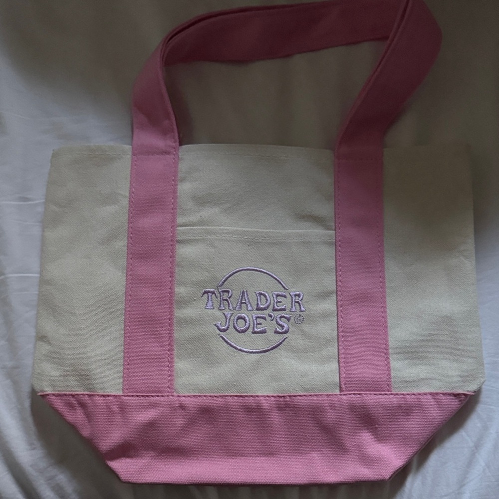 Mini Pink Trader Joe’s Tote Bag